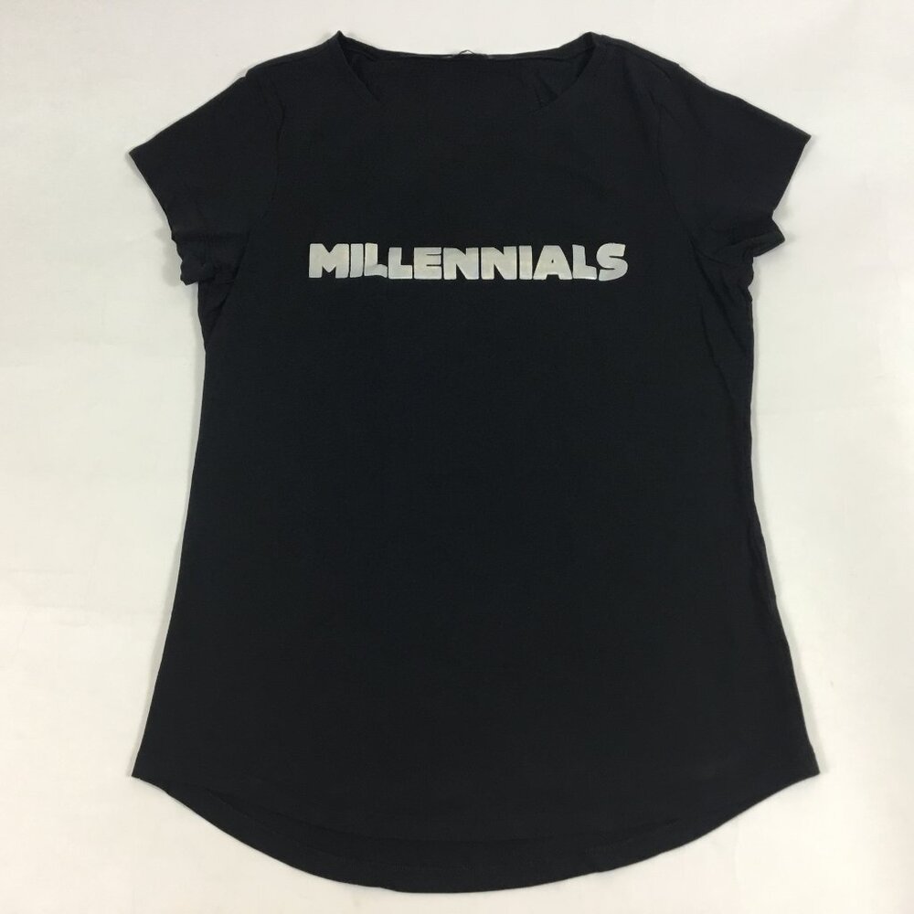 Sisley MILLENNIALS Blk T-Shirt